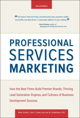 Professional Services Marketing by Doerr, John E.