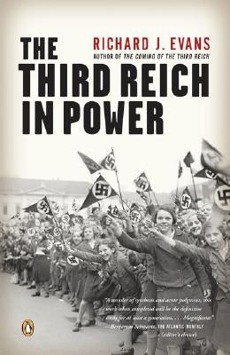 Cover image of "The Third Reich in Power" by Penguin Books, featuring historical book cover design with German Nazi imagery.