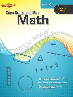 Core Standards for Math Reproducible Grade K Paperback Steck Vaughn School Supply