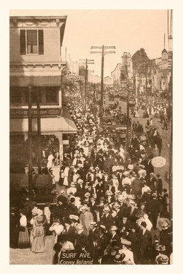 Vintage Journal Surf Avenue, Coney Island, New York Paperback Found Image Press