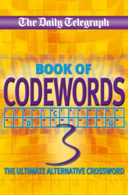 Daily Telegraph Codewords 3 Paperback Pan Publishing