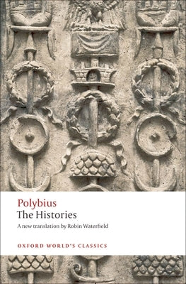 Open book titled "The Histories" by Oxford University Press, USA, showing detailed text and classic cover design.