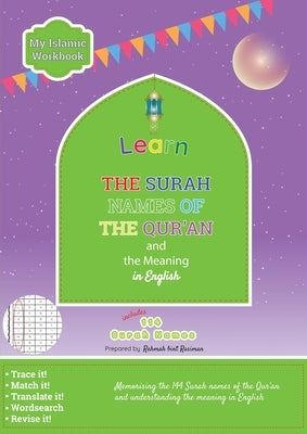 Learn the Surah Names of the Qur'an and the Meaning in English by Rasiman, Rahmah Bint