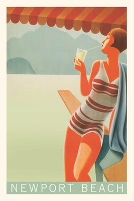 Vintage Journal Newport Beach Travel Poster Paperback Found Image Press