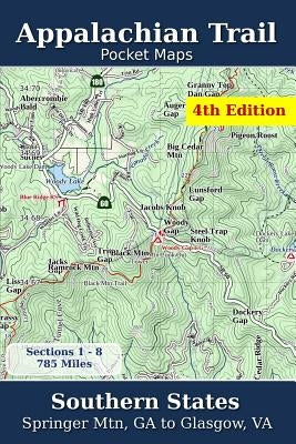Appalachian Trail Pocket Maps - Southern States Paperback Createspace Independent Publishing Platform