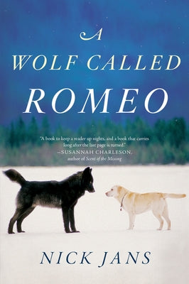 Paperback of "A Wolf Called Romeo" by Mariner Books featuring the book cover with a wolf illustration and title text.