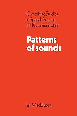 Paperback of Patterns of Sounds by Cambridge University Press showing colorful cover with abstract sound wave design.
