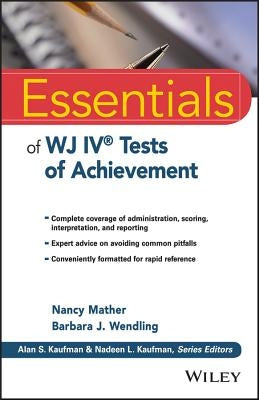 Essentials of Wj IV Tests of Achievement Paperback Wiley
