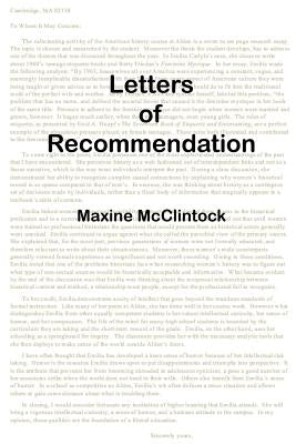 Letters of Recommendation Paperback Collaboratory for Liberal Learning