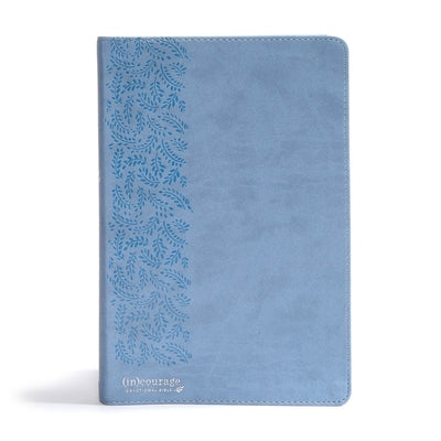 CSB (In)Courage Devotional Bible, Blue Leathertouch by (in)Courage