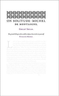Cover image of the novel "On Solitude" by Penguin Books, featuring abstract artwork and the book title on the front cover.
