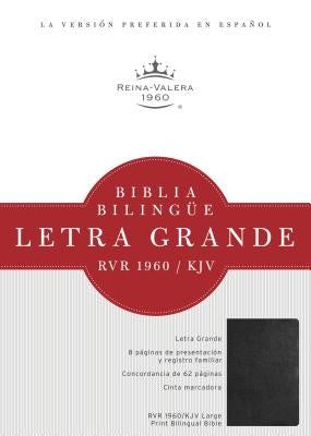 Biblia Bilingue Letra Grande-PR-Rvr 1960/KJV by B&h Español Editorial