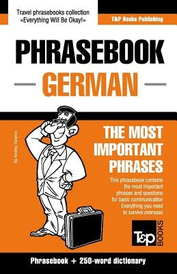 English-German phrasebook and 250-word mini dictionary by Taranov, Andrey