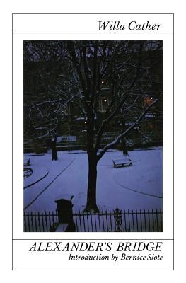 Alexander's Bridge Paperback Bison Books