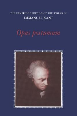 Opus Postumum Paperback Cambridge University Press