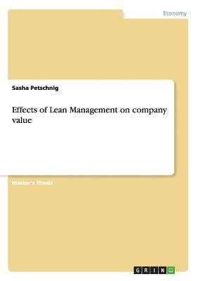 Effects of Lean Management on company value by Petschnig, Sasha