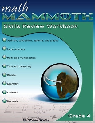 Math Mammoth Grade 4 Skills Review Workbook Paperback Math Mammoth