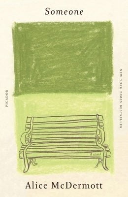 Paperback copy of the novel "Someone" by Picador USA, showing the front cover with artistic design and title.