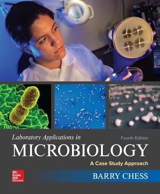Loose leaf textbook for microbiology laboratory applications by McGraw-Hill Companies, showing pages and cover details.
