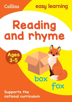 Reading and Rhyme: Ages 3-5 by Collins Uk