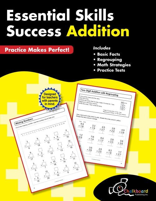 Essential Skills Success Addition Paperback Chalkboard Publishing
