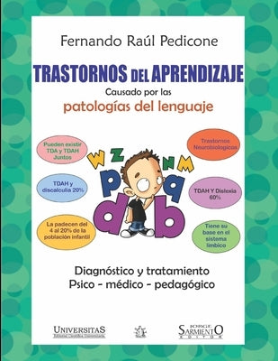 Trastornos del aprendizaje causados por patologías del lenguaje: Su diagnóstico y tratamiento desde un enfoque psico-médico-pedagógico by Pedicone, Fernando Raúl