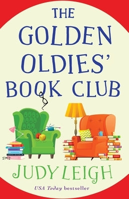 Paperback copy of The Golden Oldies' Book Club by Boldwood Books Ltd, featuring a colorful cover with vintage book illustrations.