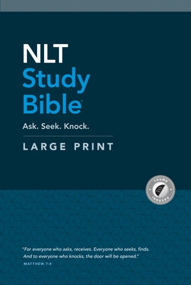 NLT Study Bible Large Print (Red Letter, Hardcover, Indexed) by Tyndale