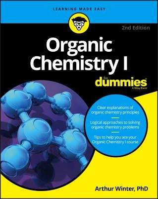 Paperback of Organic Chemistry I for Dummies by For Dummies, showing the book cover with title and branding.