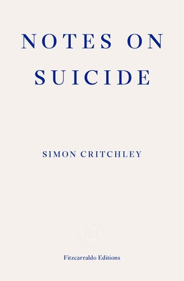 Notes on Suicide Paperback Fitzcarraldo Editions