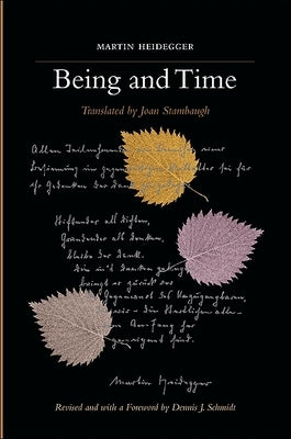 Paperback edition of Being and Time by State University of New York Press, featuring a plain cover with text.