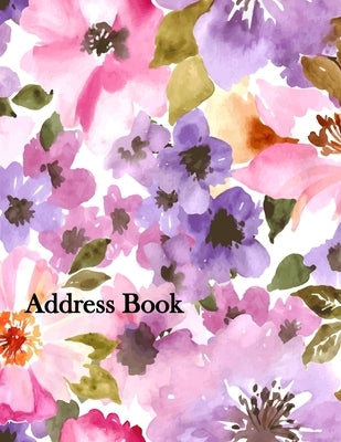 Address Book: Large Print 8.5"x11" Address Book with Alphabetical Organizer For Address, Phone Number, Email, Birthday, Home, Work, by Gray, Catherine M.