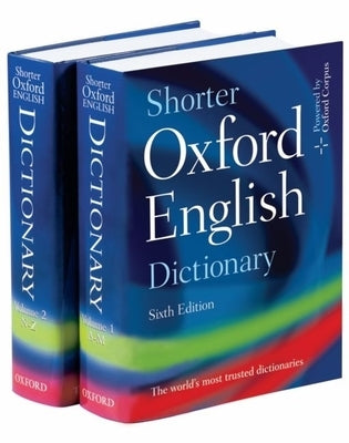 Shorter Oxford English Dictionary by Oxford Languages