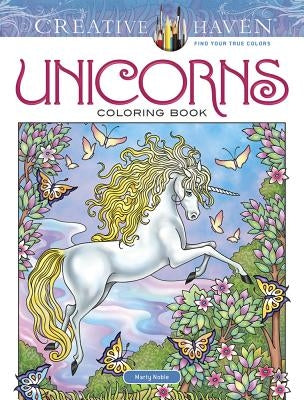 Creative Haven Unicorns Coloring Book by Noble, Marty