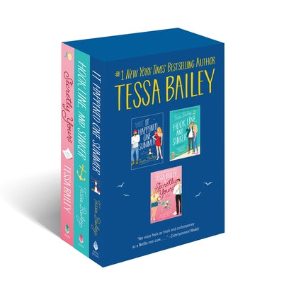 Tessa Bailey Boxed Set: It Happened One Summer / Hook, Line, and Sinker / Secretly Yours Paperback Avon Books