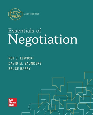 Loose-Leaf for Essentials of Negotiation Loose Leaf McGraw-Hill Companies