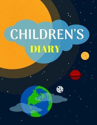 Children's Diary: Ages 4-8 Childhood Learning, Preschool Activity Book 100 Pages Size 8.5x11 Inch by Mozley, Maxima