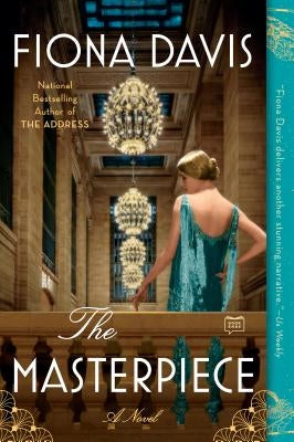 Cover of The Masterpiece paperback novel by Dutton Books featuring artistic imagery and bold typography.