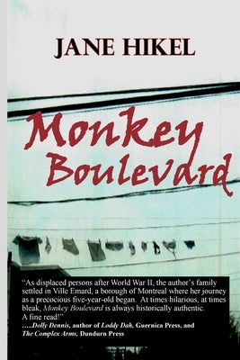 Paperback book titled Monkey Boulevard by Lmpg, featuring colorful cover art with playful monkey illustrations.
