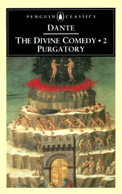 Cover of The Divine Comedy: Volume 2 Purgatory by Penguin Group, featuring classic artwork and title text on a hardcover book