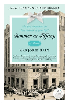 Paperback of "Summer at Tiffany" by William Morrow & Company, showing the book cover with summer-themed artwork.