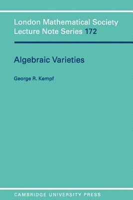 Paperback of Algebraic Varieties book by Cambridge University Press, featuring the cover with mathematical illustrations and title text.