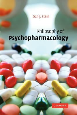 Paperback book titled "Philosophy of Psychopharmacology" published by Cambridge University Press, with cover image visible.