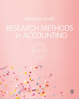 Paperback of Research Methods in Accounting by Sage Publications Ltd, showing the book cover with title and author details.
