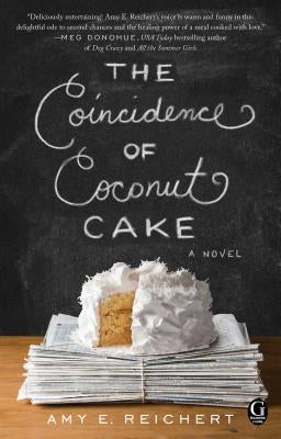 Cover of "The Coincidence of Coconut Cake" novel by Gallery Books featuring a colorful, tropical-themed design.