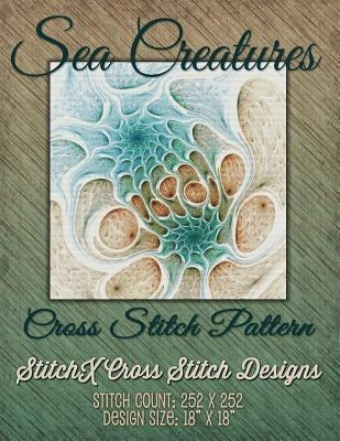 Sea Creatures Fractal Cross Stitch Pattern by Stitchx