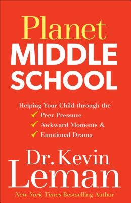 Paperback book titled "Planet Middle School" by Fleming H. Revell Company, helping children navigate peer pressure and emotional challenges.