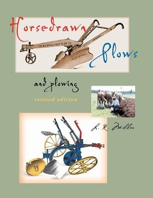 Paperback of Horsedrawn Plows & Plowing by Davila Art & Books, showing the book cover with vintage farming illustrations.