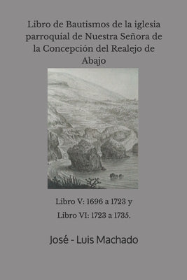 Libro de Bautismos de la iglesia parroquial de Nuestra Señora de la Concepción del Realejo de Abajo: libro V: 1696 a 1723 y Libro VI: 1723 a 1735. by Machado, José -. Luis