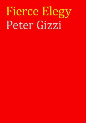 Paperback of Fierce Elegy by Wesleyan University Press, featuring a textured cover with abstract artwork.